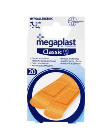 megaplast classic pansements taille moyenne x20pcs 