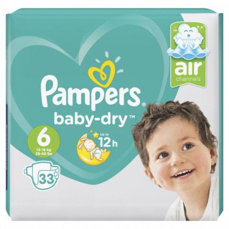 pampers baby dry 6 