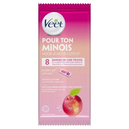 veet minois bandes cire 