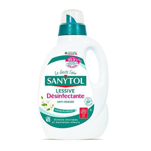 SANYTOL Lessive Désinfectante Fleur Blanche