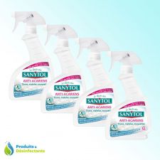 sanytol anti acariens lot de 4 pieces 