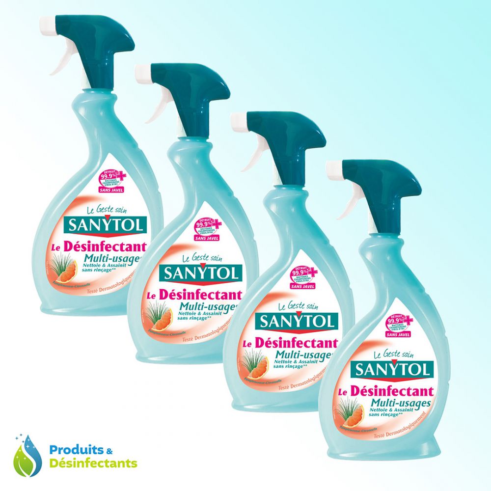 SANYTOL nettoie-tout spray citron