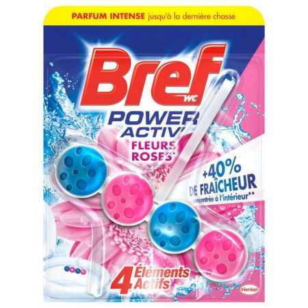 bref wc power activ fleurs roses 