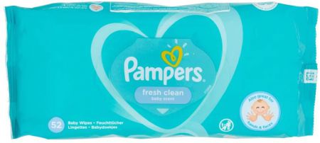 lingettes pampers fresh clean 2x52 