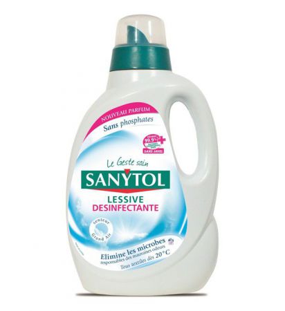 sanytol desinfectant lessive sans phosphates 