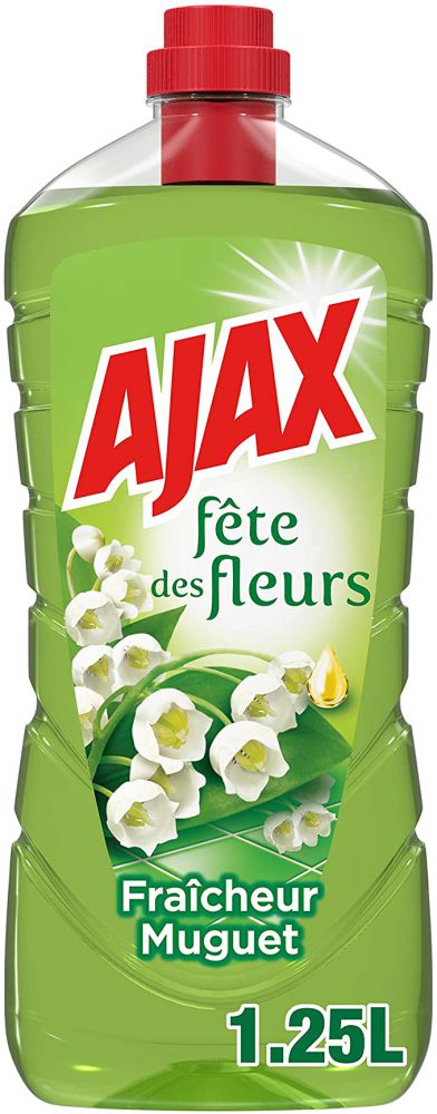 AJAX Nettoyant multi-usages fêtes des fleurs parfum muguet Avis