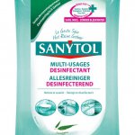 mini3 lingette desinfectant multi eucalyptus 48 pieces sanytol 