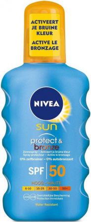 nivea spray protect et bronze spf 50 