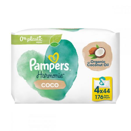 pampers lingettes harmonie coco 