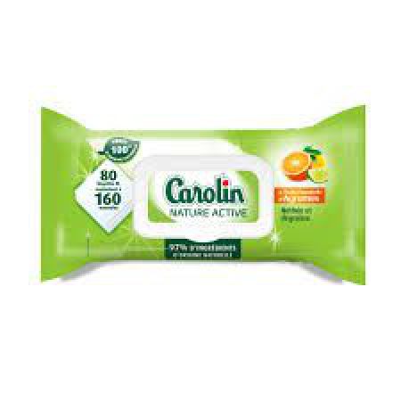 carolin lingettes nature active 
