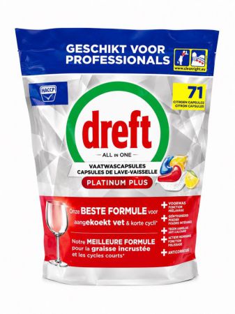 dreft pods platinium plus citron 
