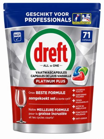 dreft pods platinium lave vaisselle 