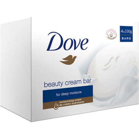 savon dove beauty cream bar 4x 100gr 