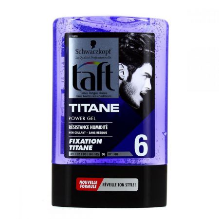 taft power gel titane 