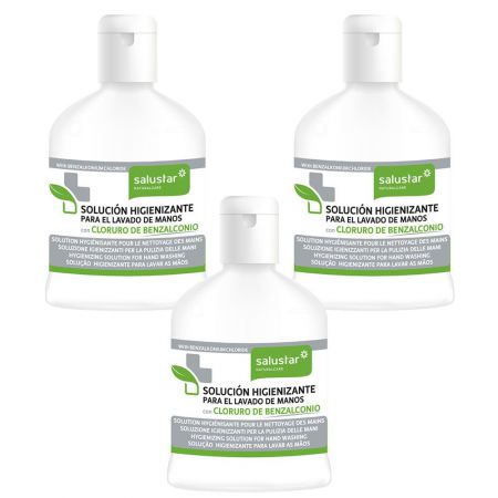 solution hygienisante pour nettoyer les mainsx3 