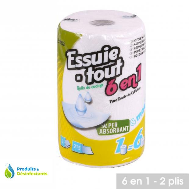 ESSUIE-TOUT - 196 X 230 MM 500 FORMATS PAR ROULEAU - X 6