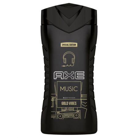 axe music gold vibes gel douche 250ml 