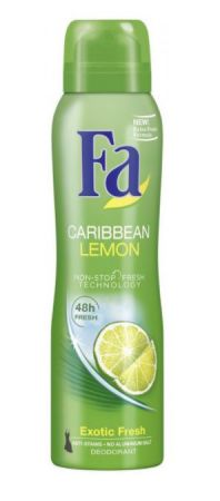 fa caribbean lemon deodorant exotic fresh 48h 150 ml 