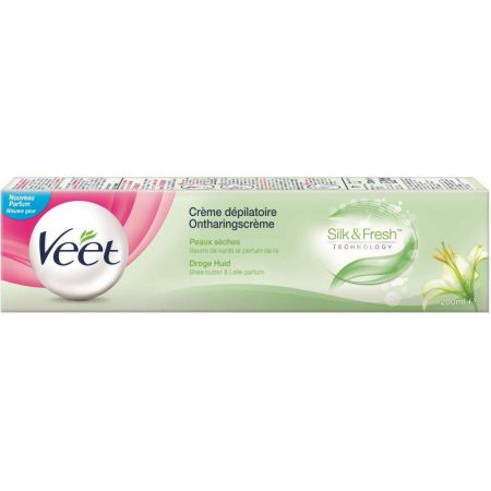 veet silky freh creme depilatoire peau seche 