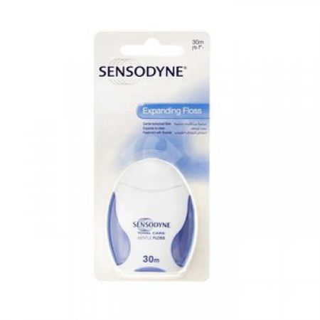 sensodyne expanding floss fil dentaire 30 metres 