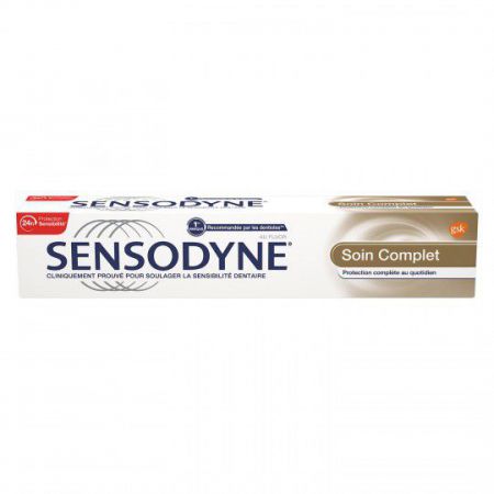sensodyne soin complet dentifrice protection quotidienne 75 ml 