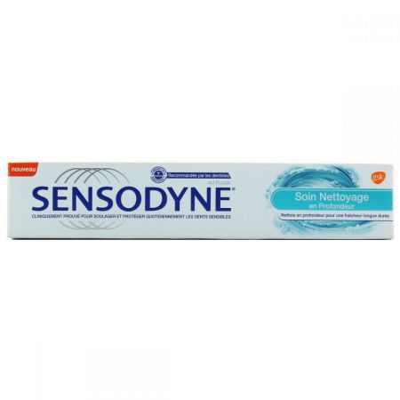 sensodyne soin gel fraicheur intense dentrifrice  