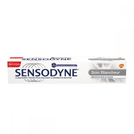 sensodyne soin blancheur dentifrice 75ml  