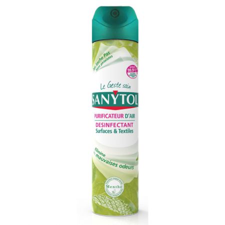 sanytol desodorisant desinfectant 300ml menthe 