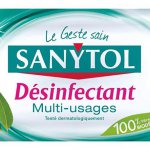 mini3 sanytol 72 lingettes desinfectntes 