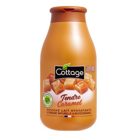 gel douche cottage tendre caramel 250ml 