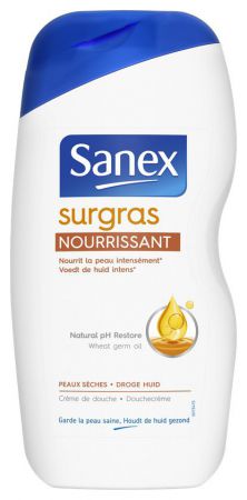 sanex gel douche surgras peaux seches 500ml 