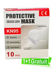 Masque FFP2 Noir Coreen - 10 Masques