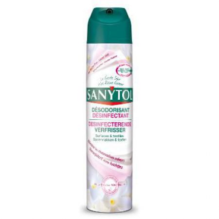 Sanytol Désodorisant Maison Et Les Tissus Spray Pack 3 Ud 300 ml