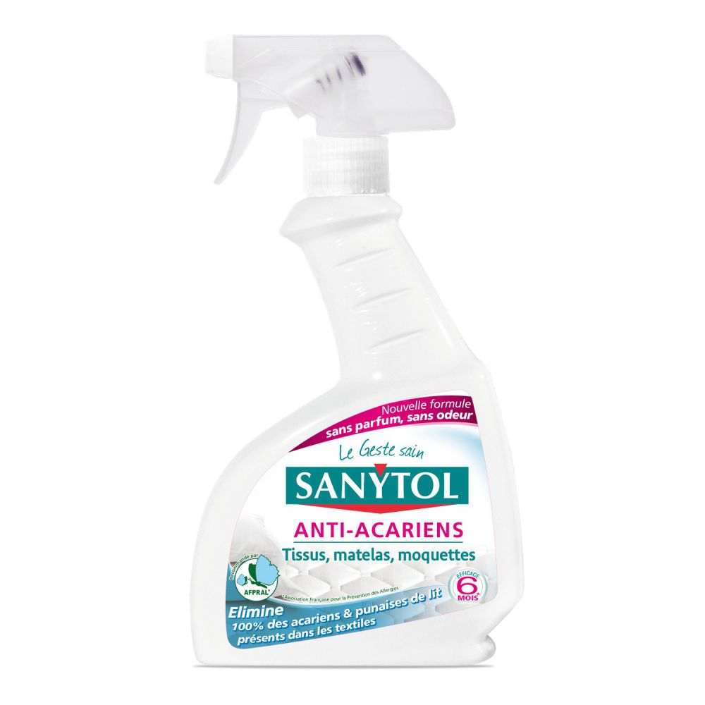 Spray anti acariens - Venteo - Blanc - Adulte - Antibactériens et nuisibles  agit en moins d'1heure - Ne tâche pas