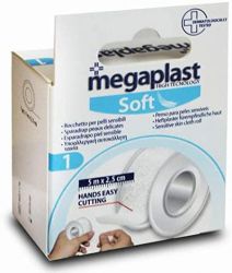 megaplast soft sparadraps blanc 5m 